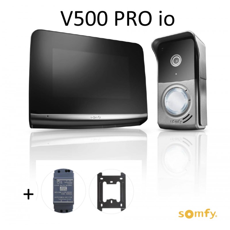 Visiophone V500 PRO io + RAIL DIN, Somfy 1870651