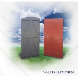 Volet battant alu isolé - Barres