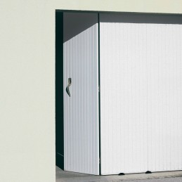 Porte de garage coulissante en PVC