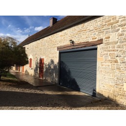 Porte de garage enroulable anthracite Porte de garage enroulable anthracite