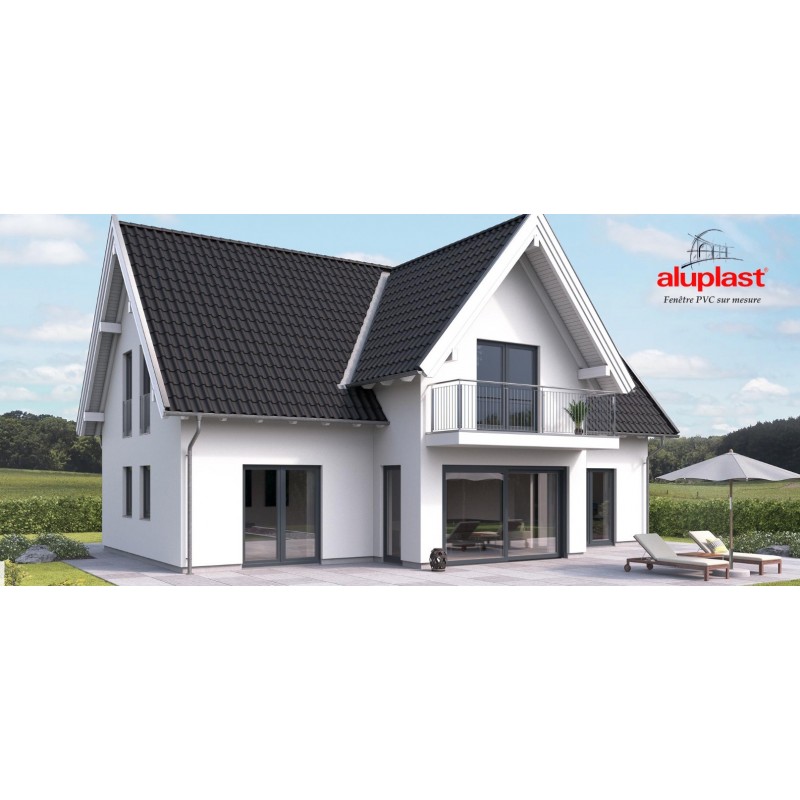 Fenêtre en PVC - Châssis 2 Ouvrants Oscillo-Battant