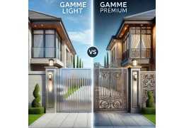 Comparatif des Gammes Light et Premium pour Portails et Clôtures en Aluminium