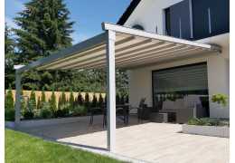 Protégez votre terrasse avec notre pergola en tissu tout confort
